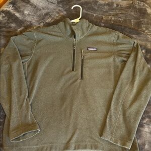 Patagonia Men's Charcoal Zip-Up Sweater